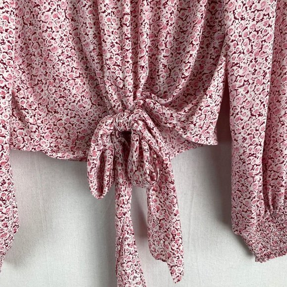 MAISON CINQUENT Pink Blouse NWT - Picture 5 of 9